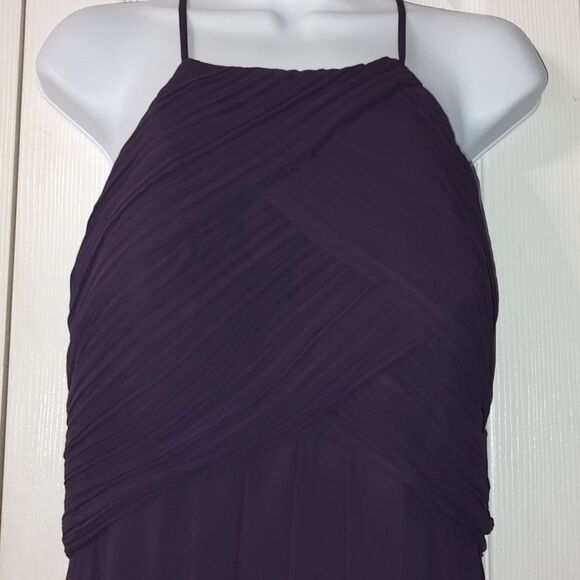 Bill Levkoff Plum Bridesmaid Prom Wedding, Graduation Cocktail Dress Sz 12 NWOT - Picture 4 of 9